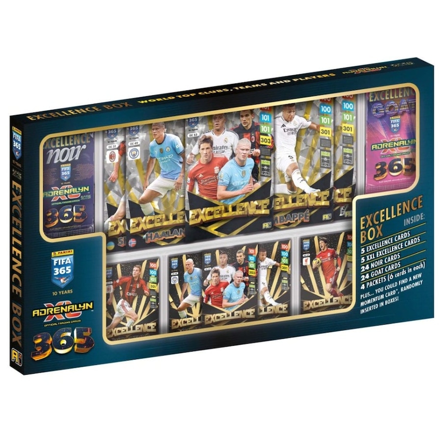 Panini 2025 Adrenalyn XL FIFA 365 Trading Cards Excellence Pack