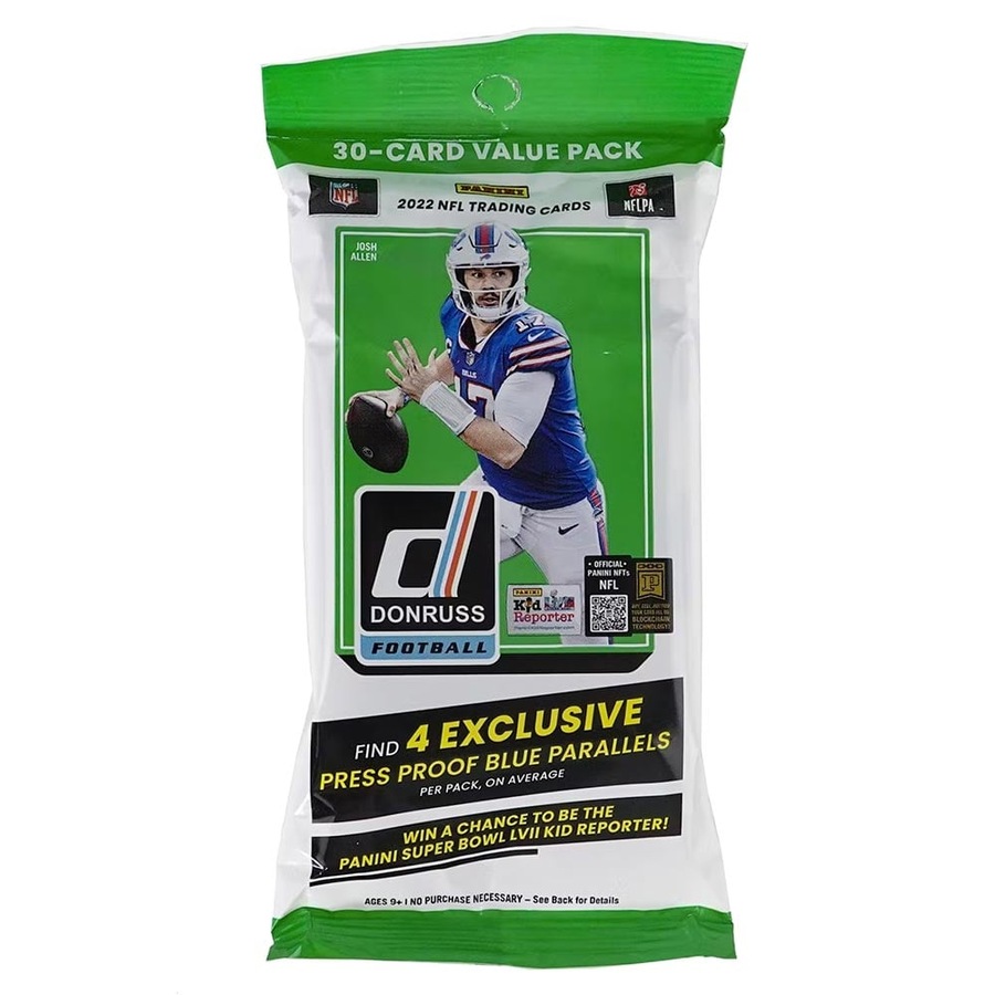 Panini NFL 2022 Donruss Football Trading Cards Fat Pack