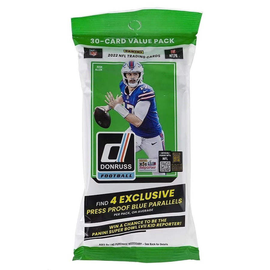 Panini NFL 2022 Donruss Football Trading Cards Fat Pack