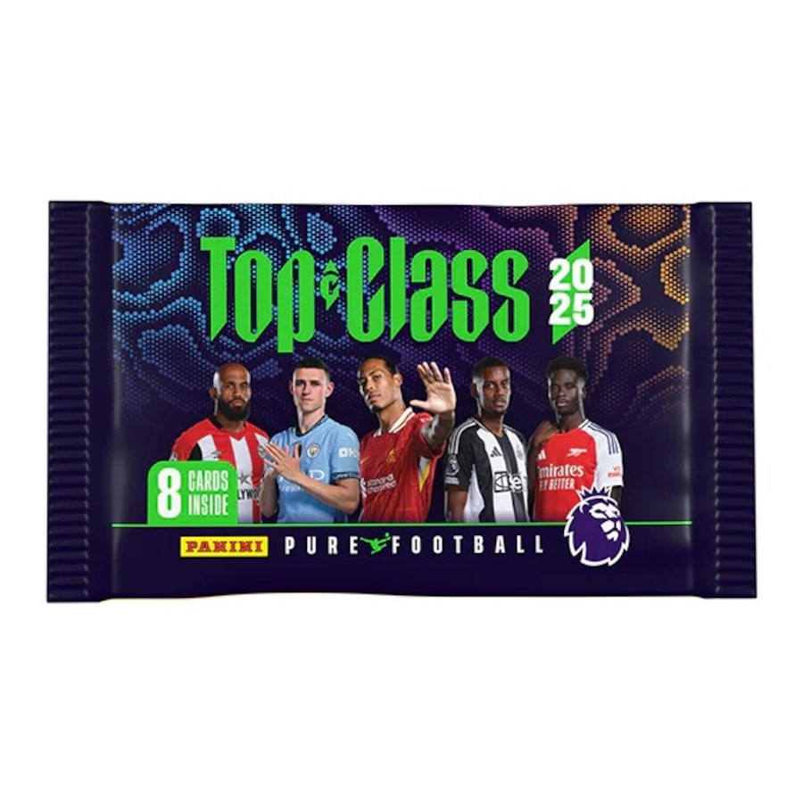 PANINI Top Class 2025 Premier League Soccer Trading Cards Booster Box