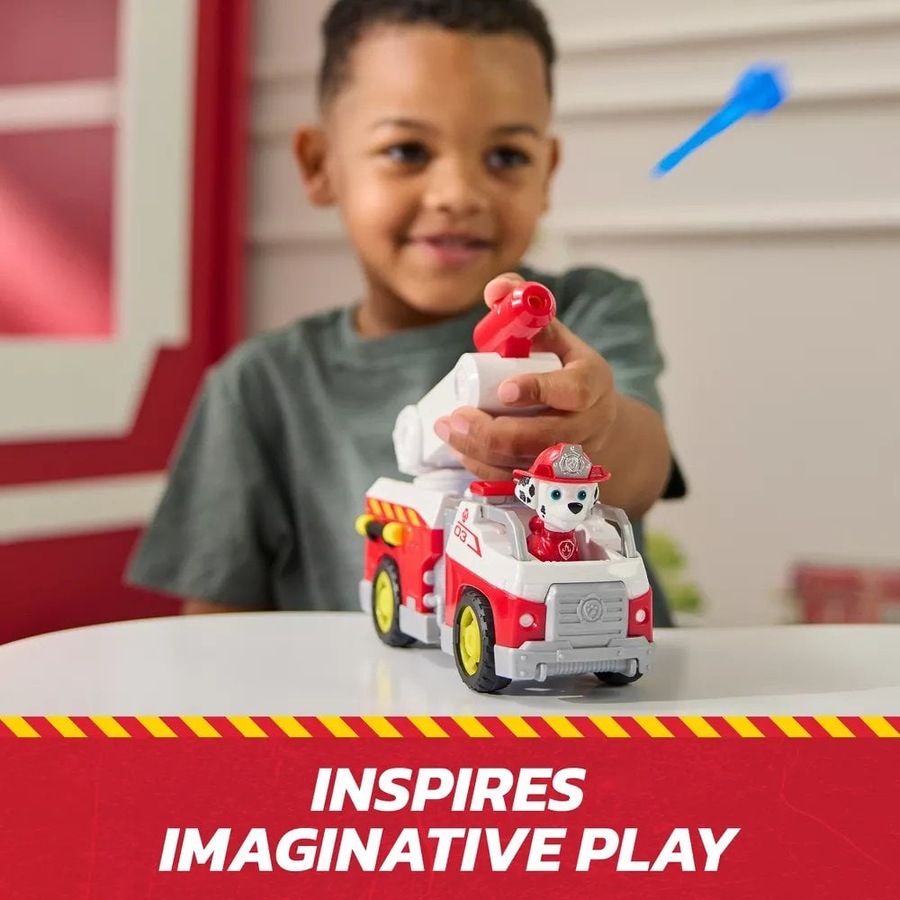 Buy Paw Patrol Fire Rescue: Marshall Rescue Fire Engine - Everyday ...