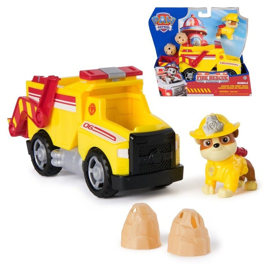 Buy Paw Patrol Fire Rescue: Rubble Rescue Fire Dump Truck - Everyday ...