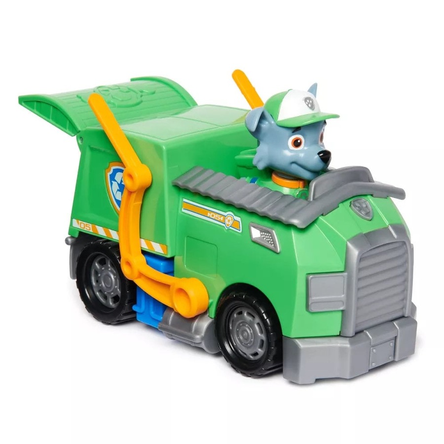 Paw Patrol Rocky Sustainable Recycle Truck Vehicle