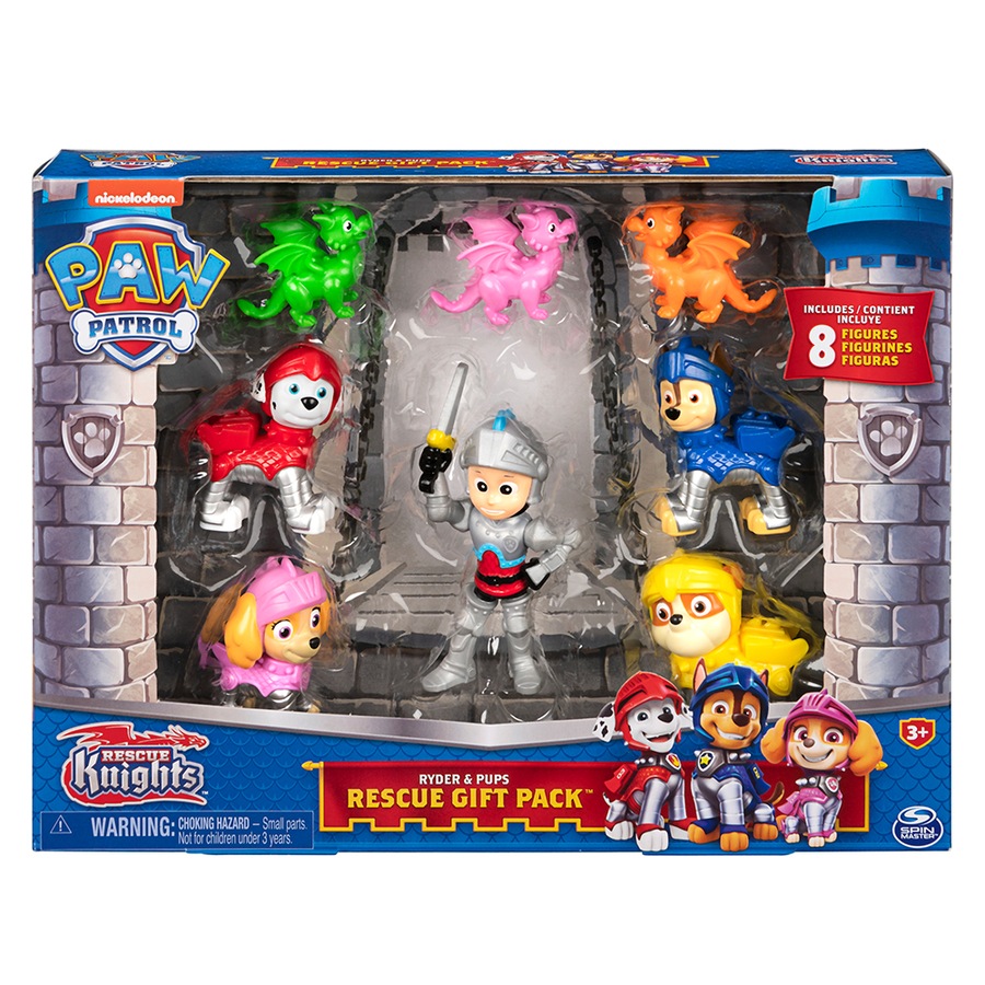 Paw Patrol Rescue Knights Ryder and Pups Rescue Gift Pack