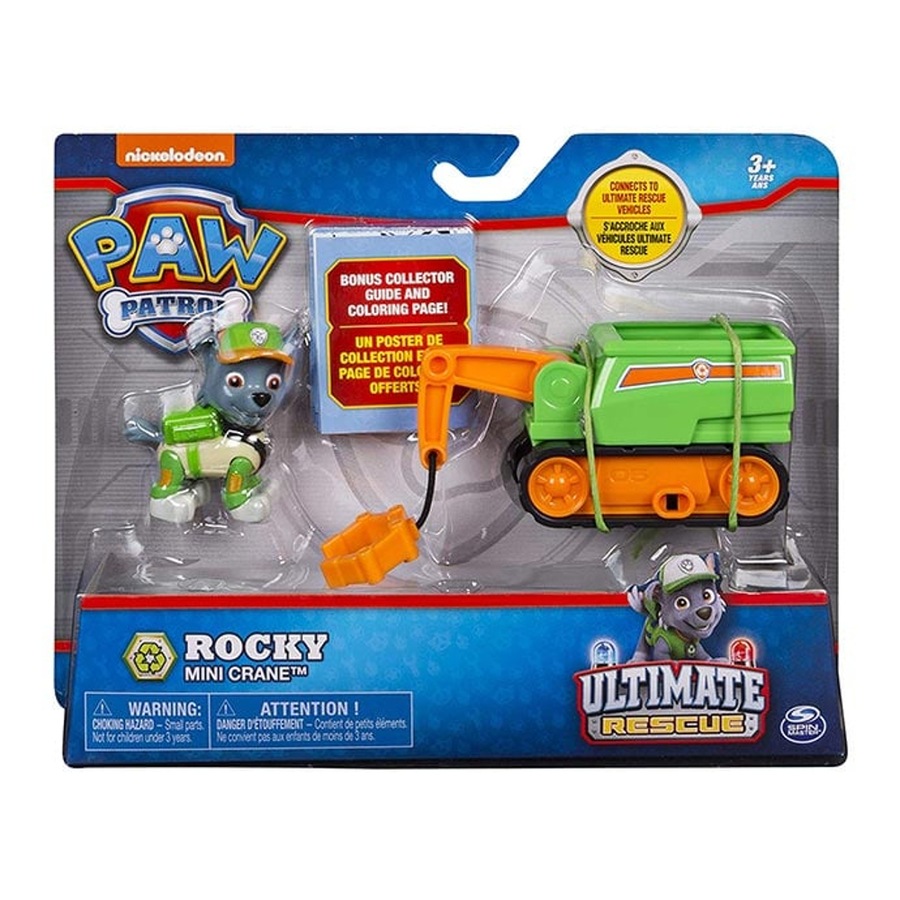 Buy Paw Patrol Ultimate Rescue Rocky with Mini Crane - Everyday Rewards ...