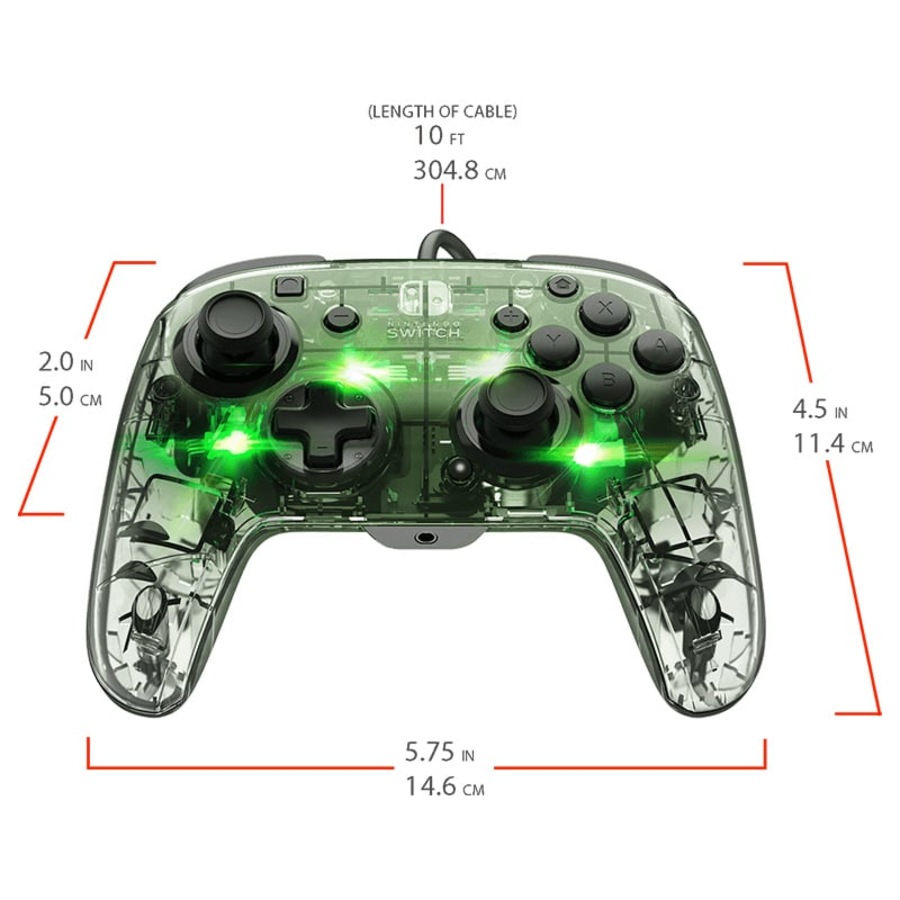 PDP Afterglow Deluxe+ Audio Wired Controller for Nintendo Switch