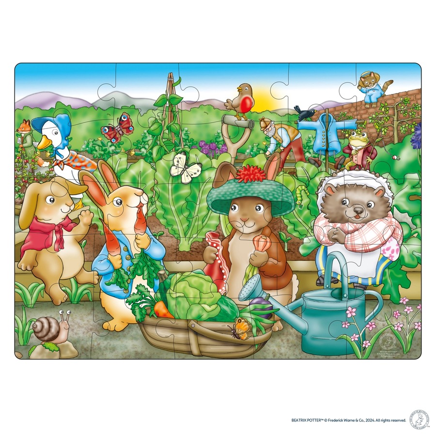 Peter Rabbit In Mr McGregor's Garden 25-Piece Jigsaw Puzzle