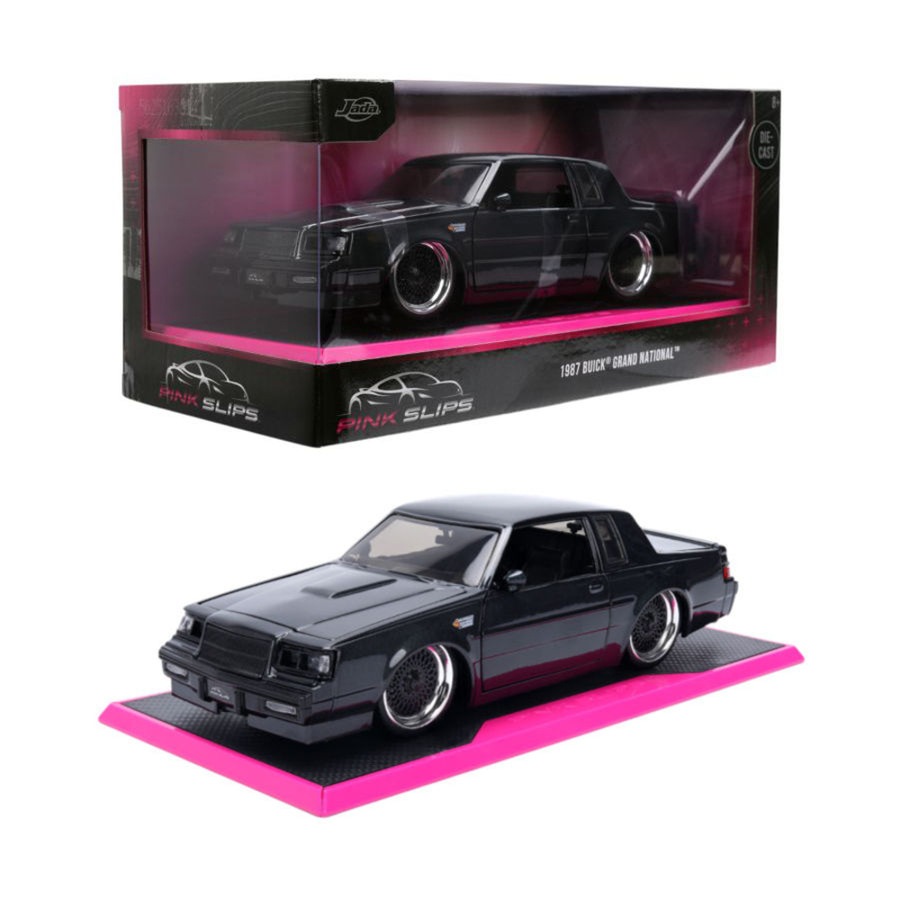 Pink Slips 1987 Buick Grand National Black 1:24 Scale Diecast Vehicle