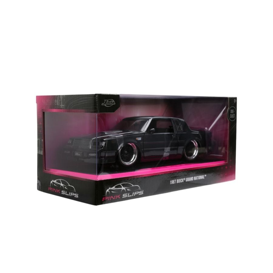 Pink Slips 1987 Buick Grand National Black 1:24 Scale Diecast Vehicle