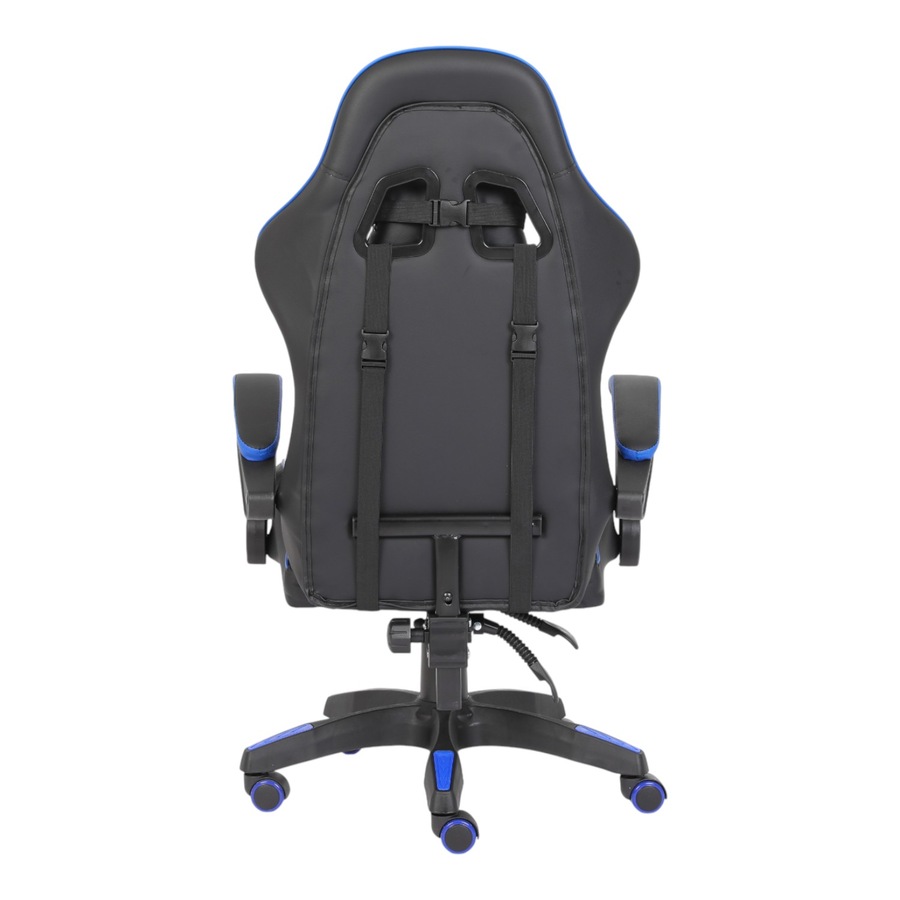 Playmax PU Leather Gaming Chair (Blue and Black)