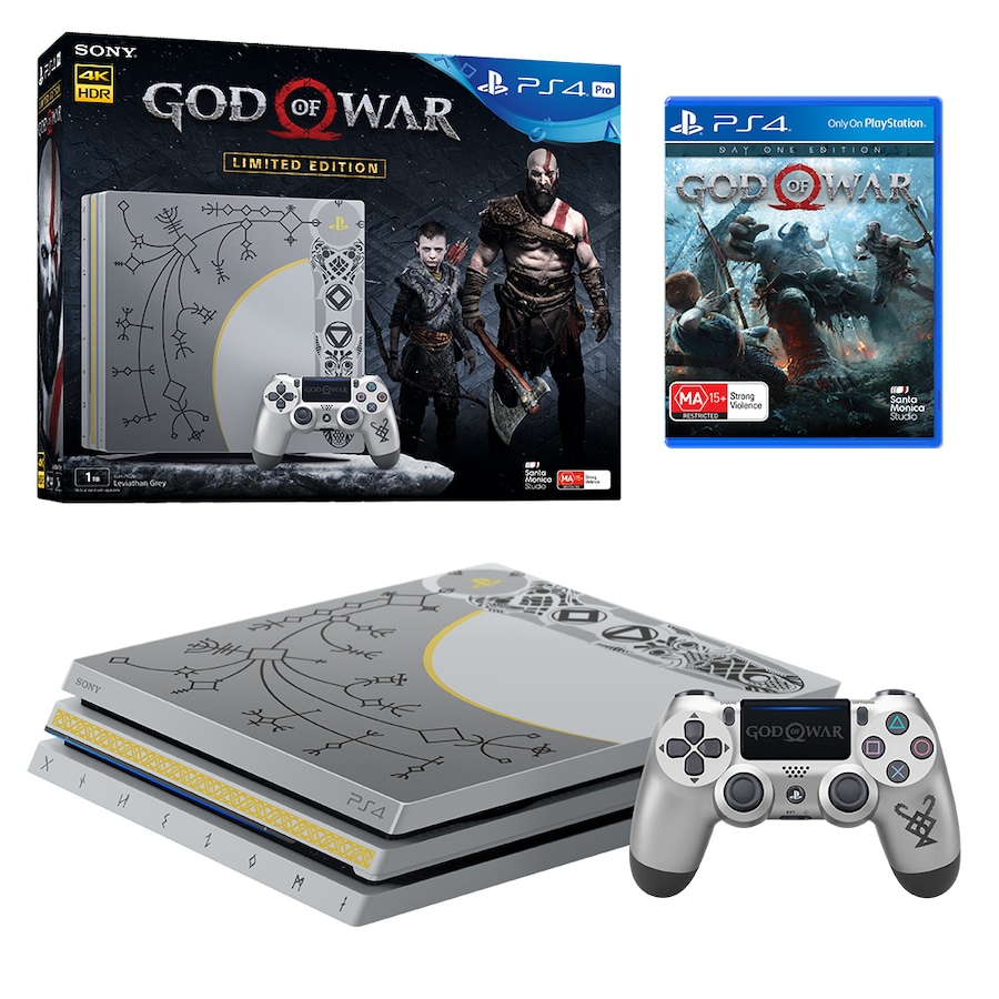PlayStation 4 Pro 1TB God of War Limited Edition Console Bundle