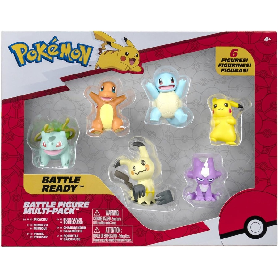 Pokemon Battle Figure Multi 6 Pack