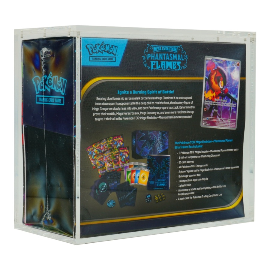 Pokemon Elite Trainer Box Acrylic Case 2 Pack