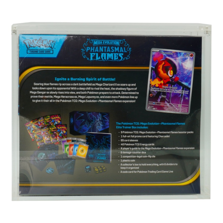 Pokemon Elite Trainer Box Acrylic Case 2 Pack