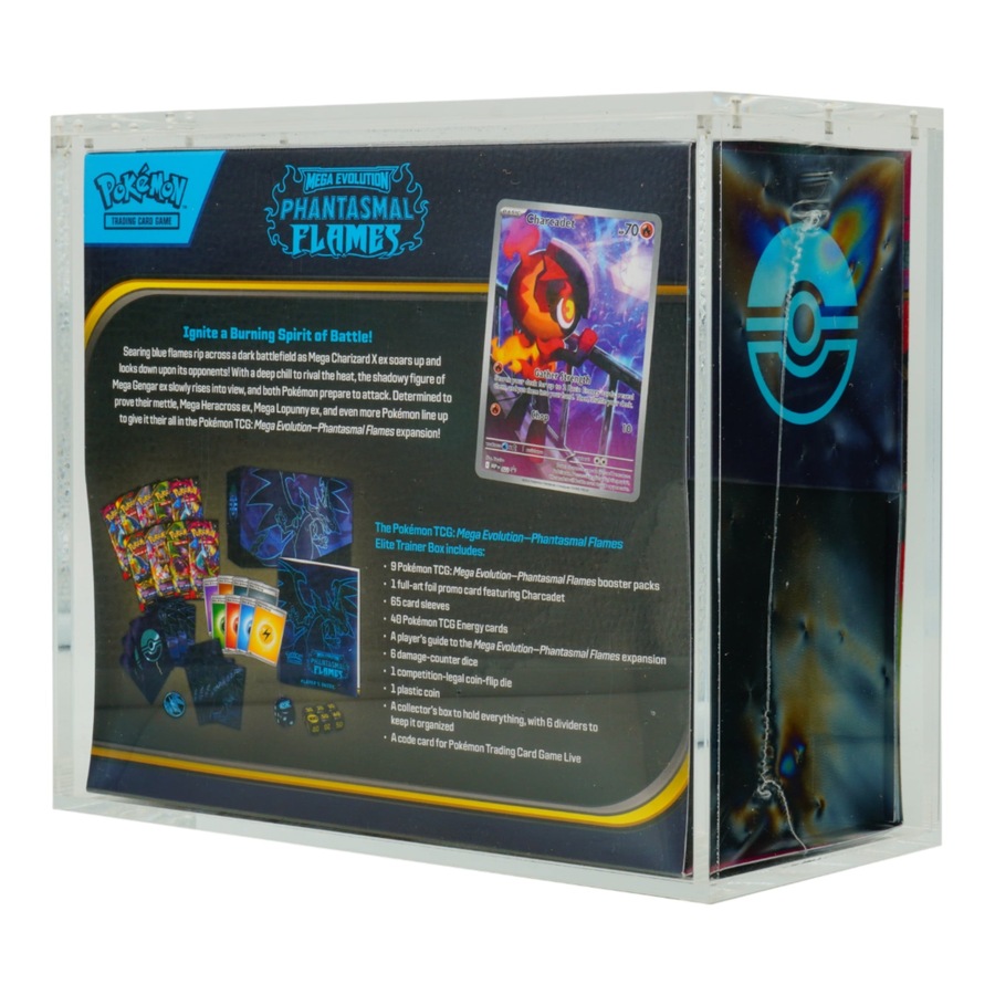 Pokemon Elite Trainer Box Acrylic Case 2 Pack