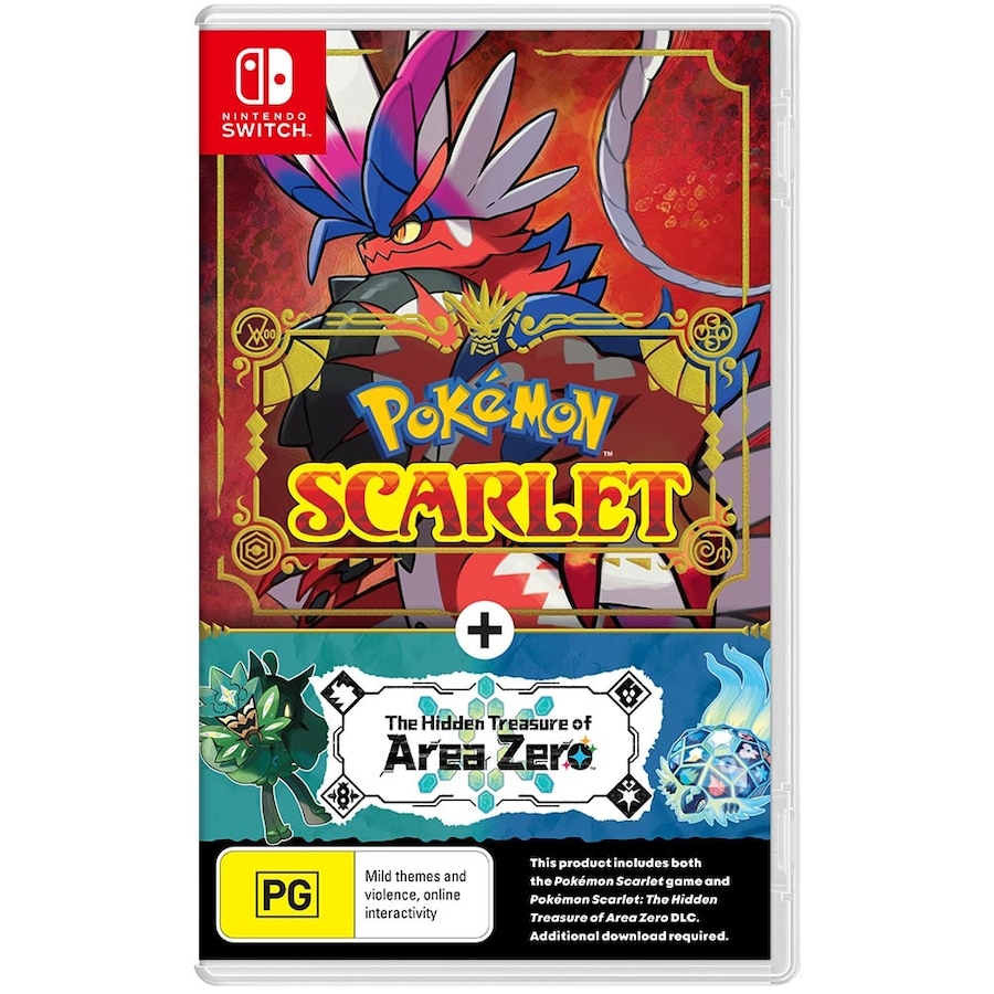 Pokemon Scarlet + The Hidden Treasure of Area Zero (Switch)