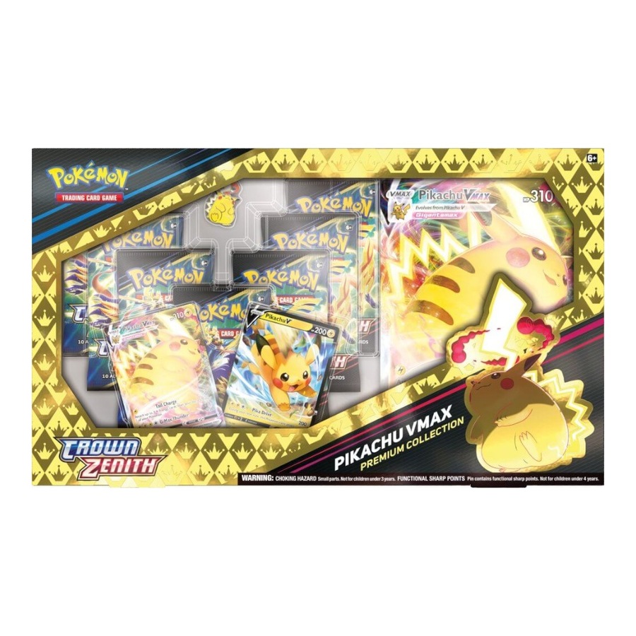 Pokemon TCG: Crown Zenith Pikachu Vmax Premium Collection