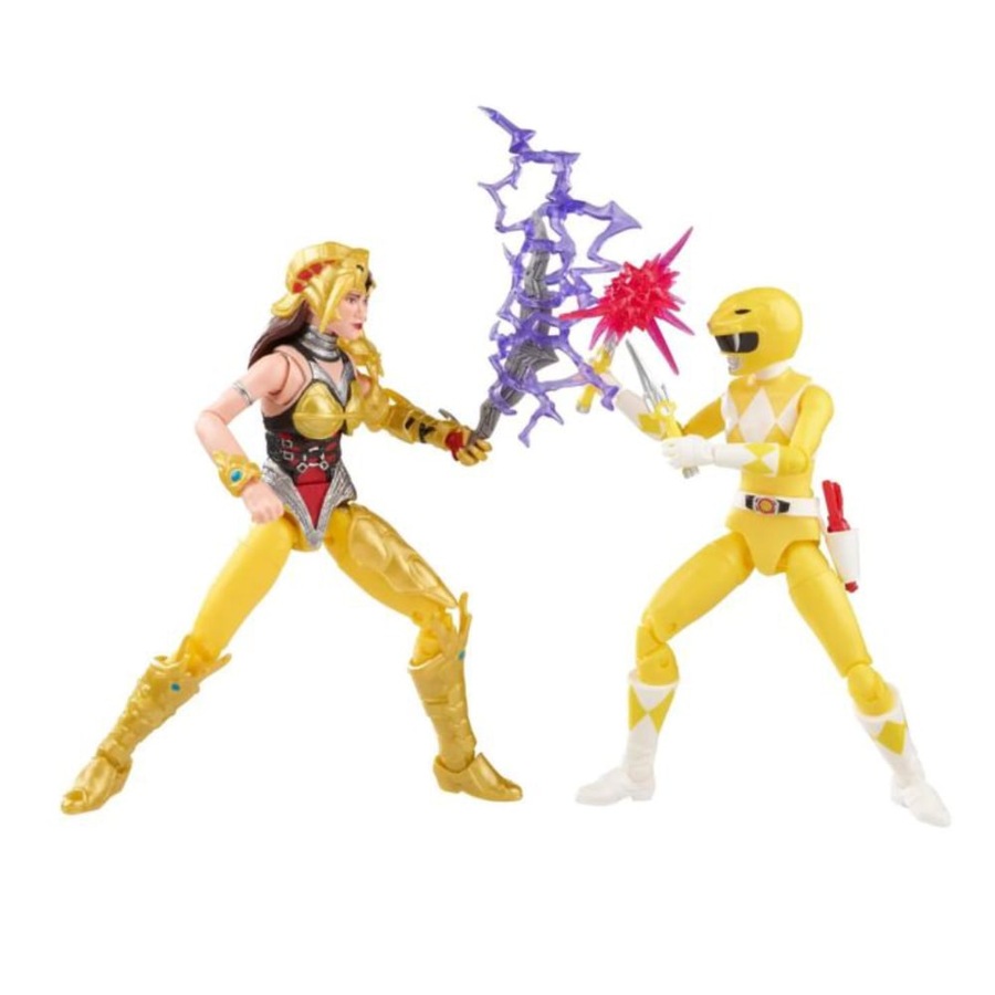 Power Rangers Lightning Collection Mighty Morphin Yellow Ranger Vs. Scorpina Action Figure 2 Pack