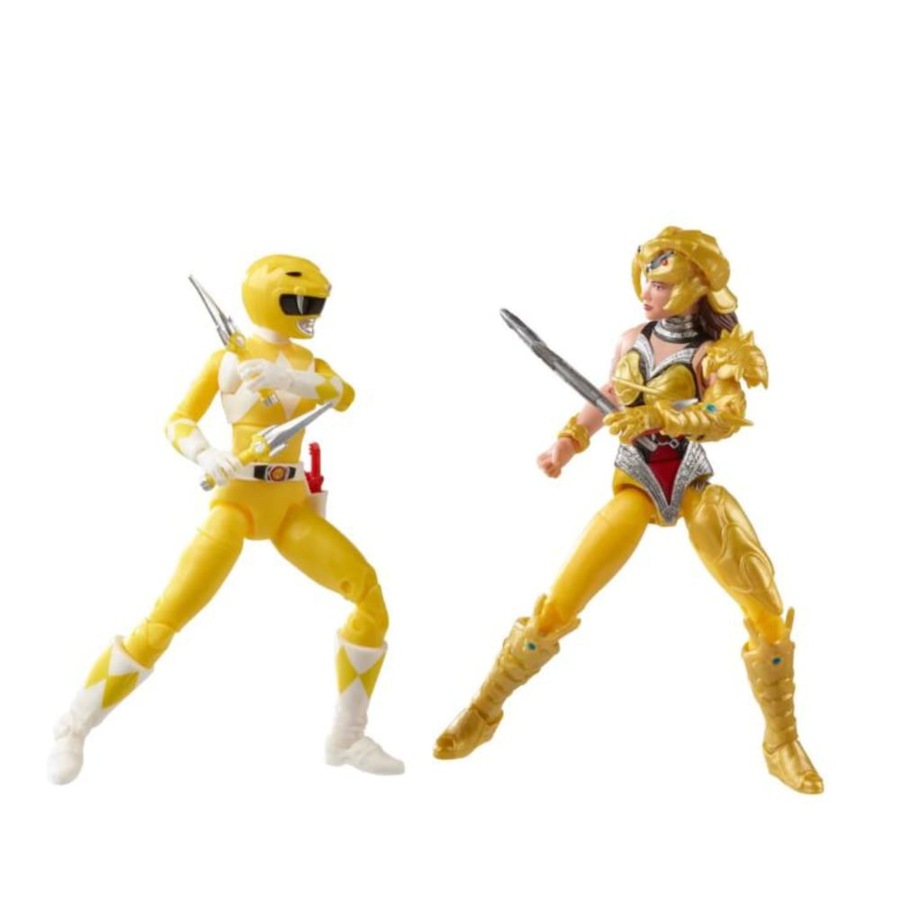Power Rangers Lightning Collection Mighty Morphin Yellow Ranger Vs. Scorpina Action Figure 2 Pack