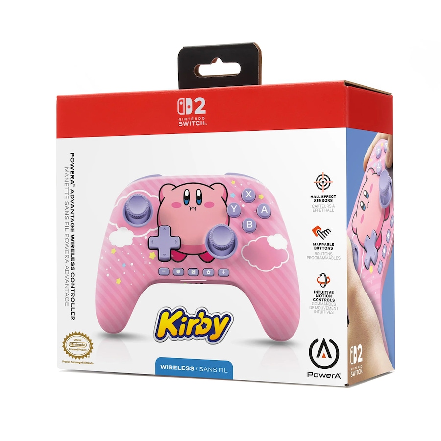 PowerA Advantage Wireless Controller for Switch 2 (Kirby Puff)