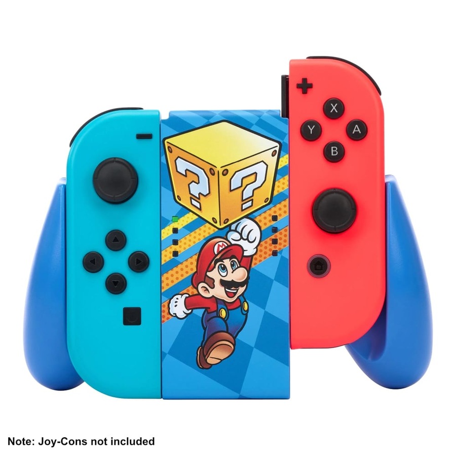 PowerA Joy-Con Comfort Grip for Nintendo Switch (Super Mario Mystery Block)