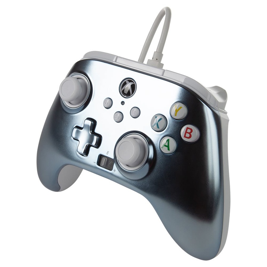 PowerA Metallic Ice Enhanced Wired Controller for Xbox Series X-S, Xbox One and PC