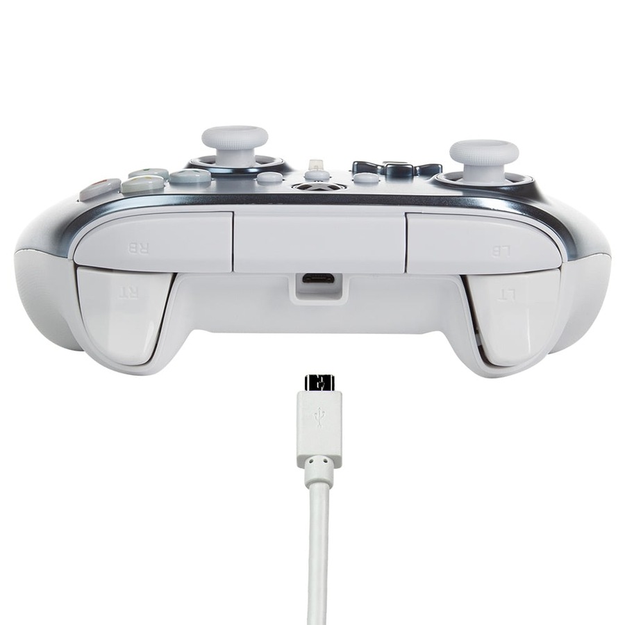 PowerA Metallic Ice Enhanced Wired Controller for Xbox Series X-S, Xbox One and PC