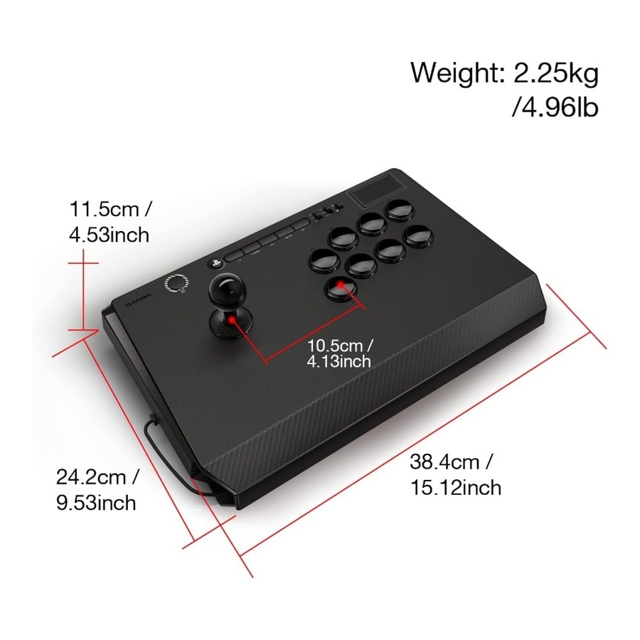 Qanba Titan Wired Fight Stick for PS4, PS5 and PC