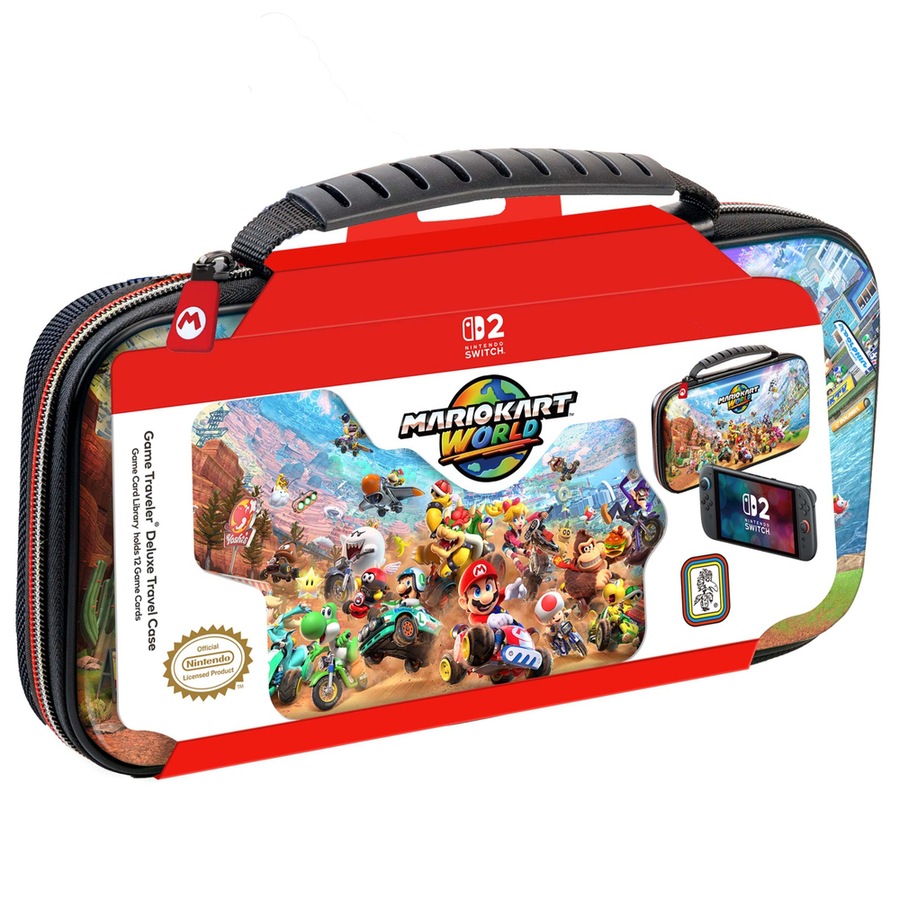 R.D.S. Nintendo Switch 2 Game Traveler Deluxe Case (Mario Kart World)