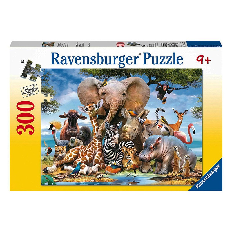 Buy Ravensburger African Friends 300 Piece Jigsaw Puzzle - MyDeal