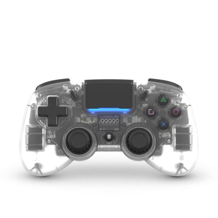 Retro Fighters Mantis Mini Wireless Bluetooth Controller for PS4 and PC (Crystal)