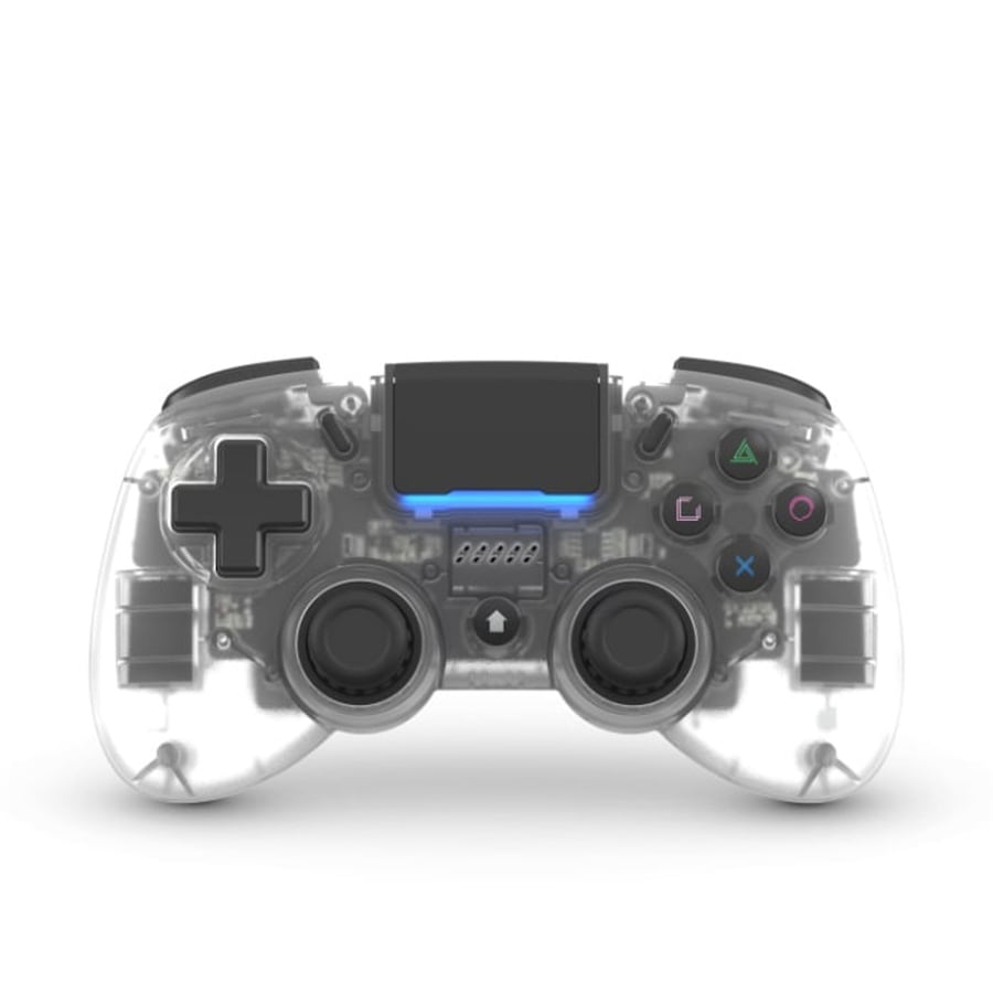 Retro Fighters Mantis Mini Wireless Bluetooth Controller for PS4 and PC (Crystal)