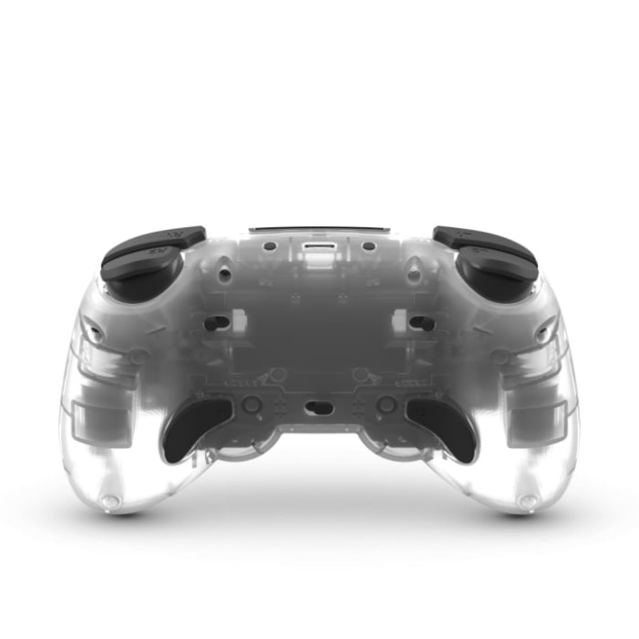 Retro Fighters Mantis Mini Wireless Bluetooth Controller for PS4 and PC (Crystal)