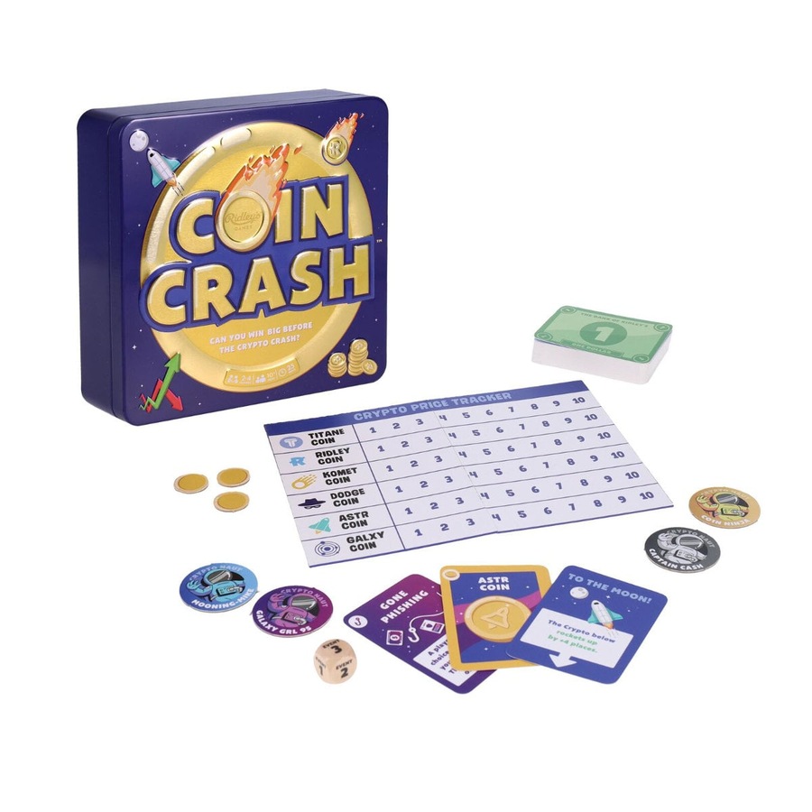 Ridleys Coin Crash Game Crypto Cash Board Game