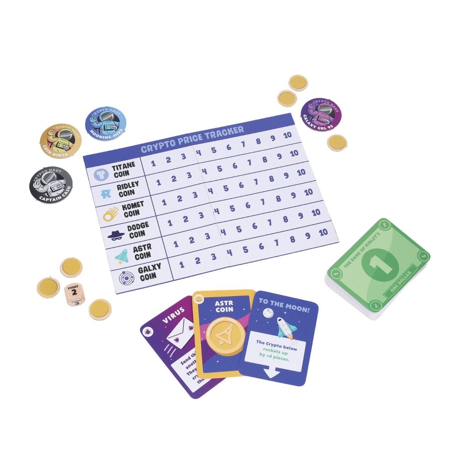 Ridleys Coin Crash Game Crypto Cash Board Game