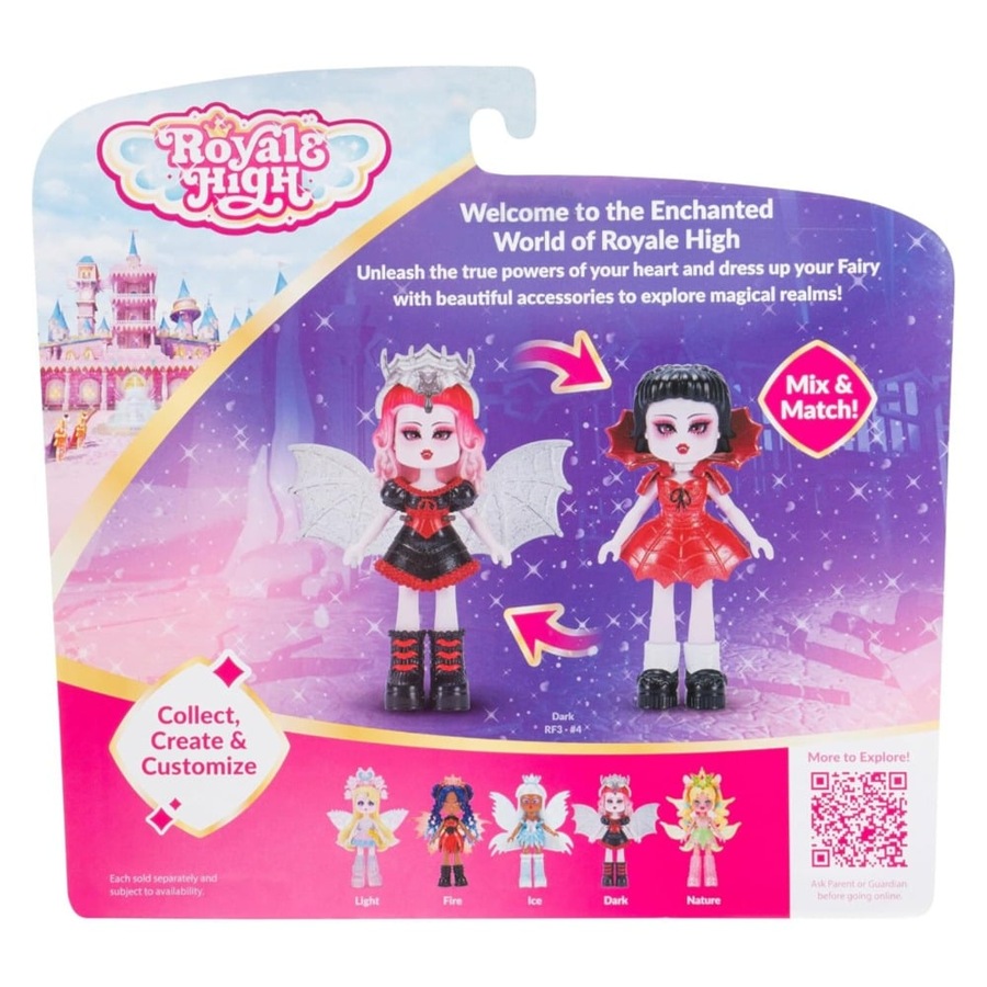 Royale High Dark Fairy S1 Deluxe Core Figure