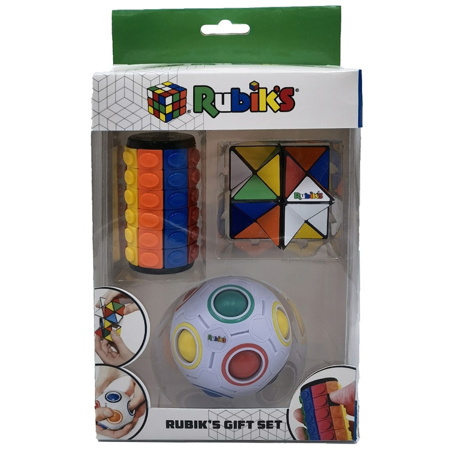 Rubiks Gift Set Includes Rainbow Ball, Magic Star, Tower Twister