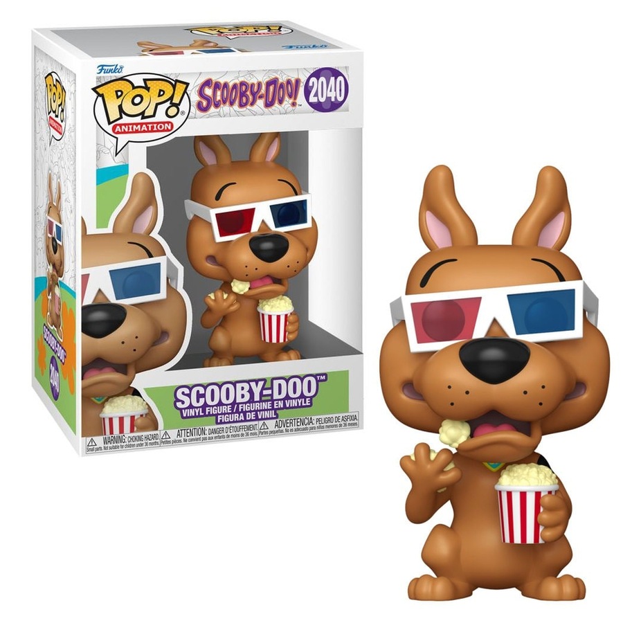 Scooby-Doo Scooby-Doo with 3D Glasses Funko POP! Vinyl