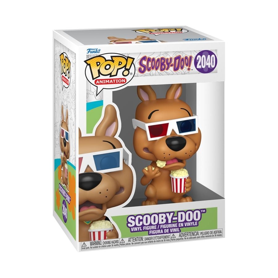 Scooby-Doo Scooby-Doo with 3D Glasses Funko POP! Vinyl