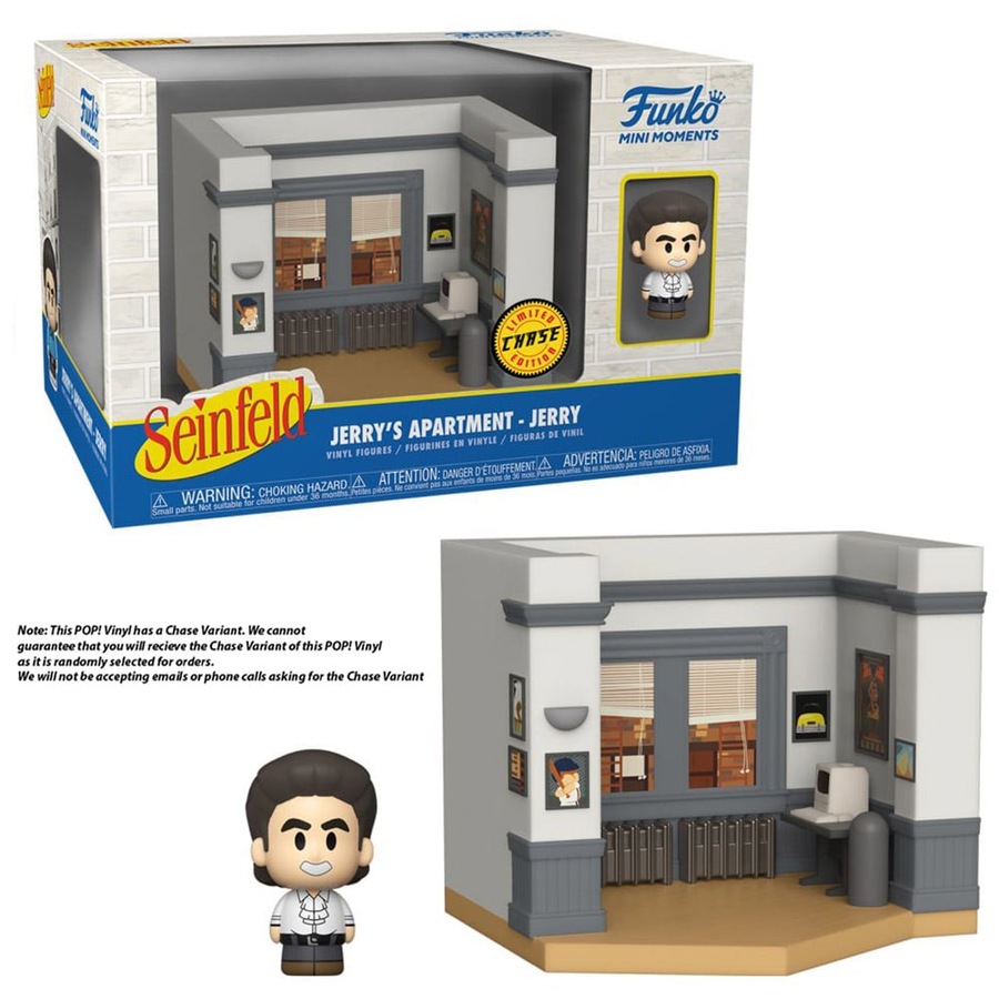 Seinfeld Jerry with Jerry's Apartment Mini Moment Funko POP! Vinyl