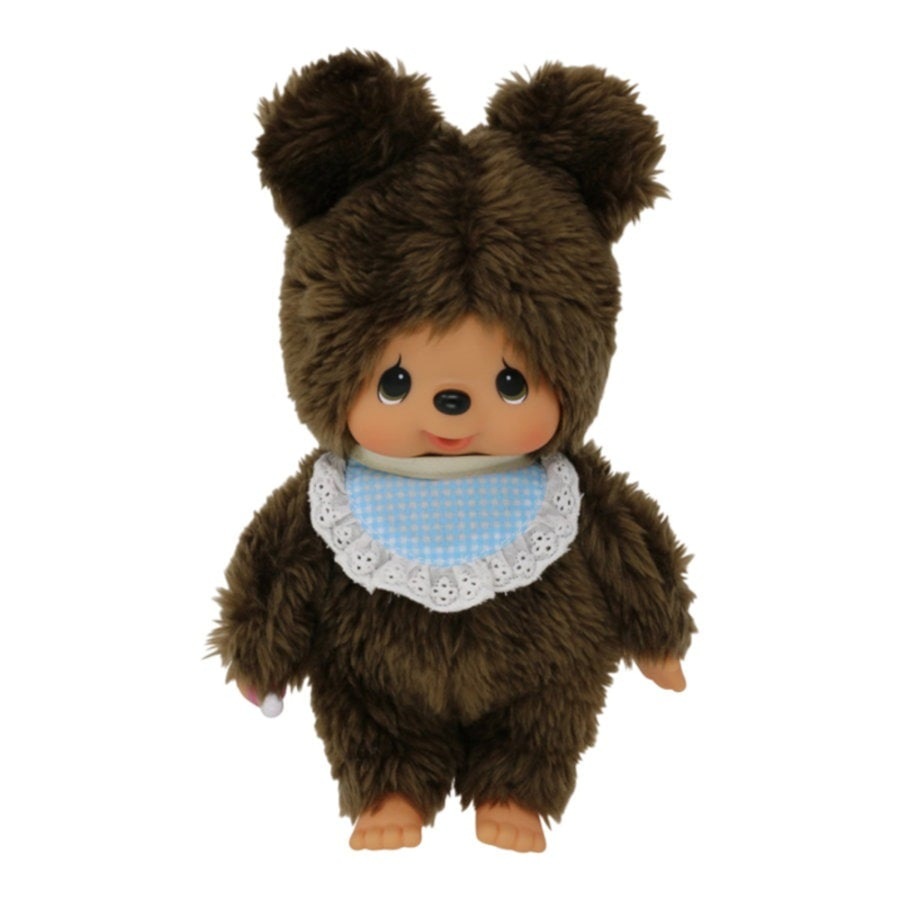 Sekiguchi Monchhichi Kuma (Bear Cub) Plush Doll