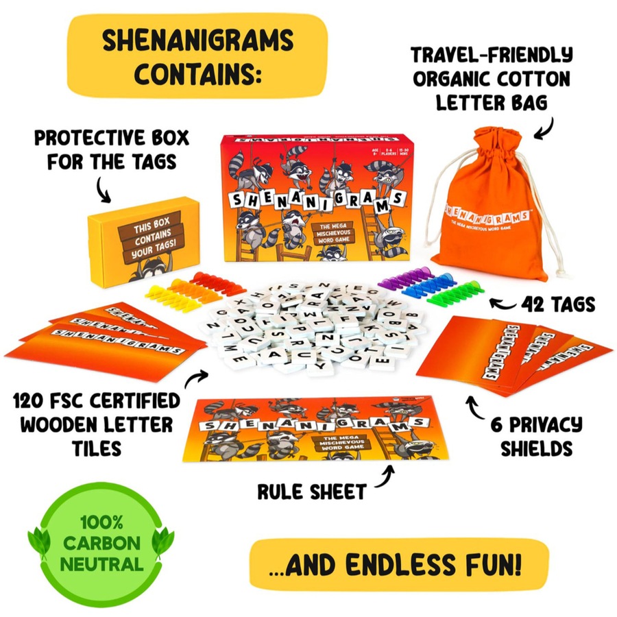 Shenanigrams Board Game
