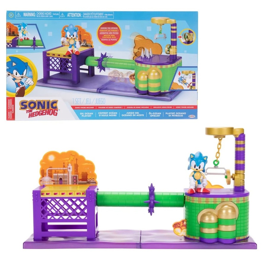 Sonic the Hedgehog Oil Ocean 2.5 inch Figure Playset
