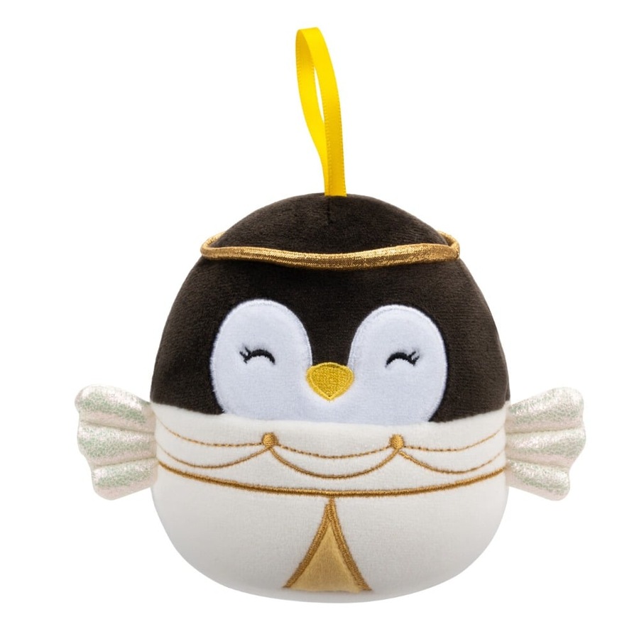 Squishmallows Christmas Ornament Luna the Penguin 4 inch Plush