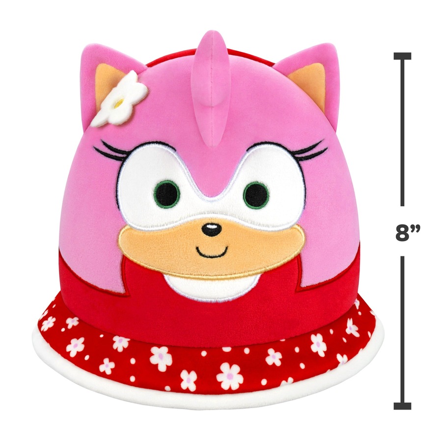Squishmallows Easter Sonic the Hedgehog Amy Rose Flower Skirt 8 inch Plush