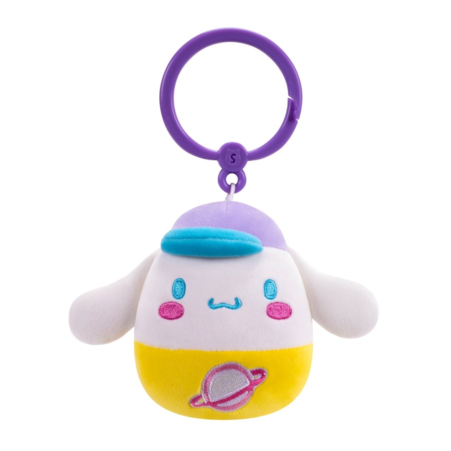 Squishmallows Hello Kitty and Friends Kawaii Tokyo Cinnamoroll 3.5 inch Clip-On Plush