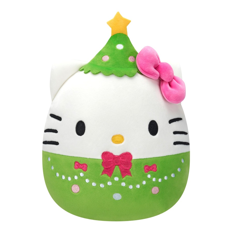 Squishmallows Christmas Hello Kitty Holiday Hello Kitty Tree 7.5 inch Plush