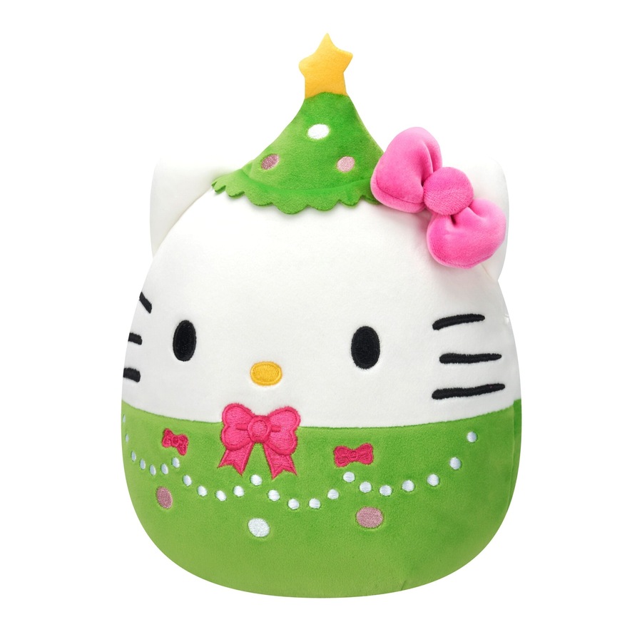 Squishmallows Christmas Hello Kitty Holiday Hello Kitty Tree 7.5 inch Plush