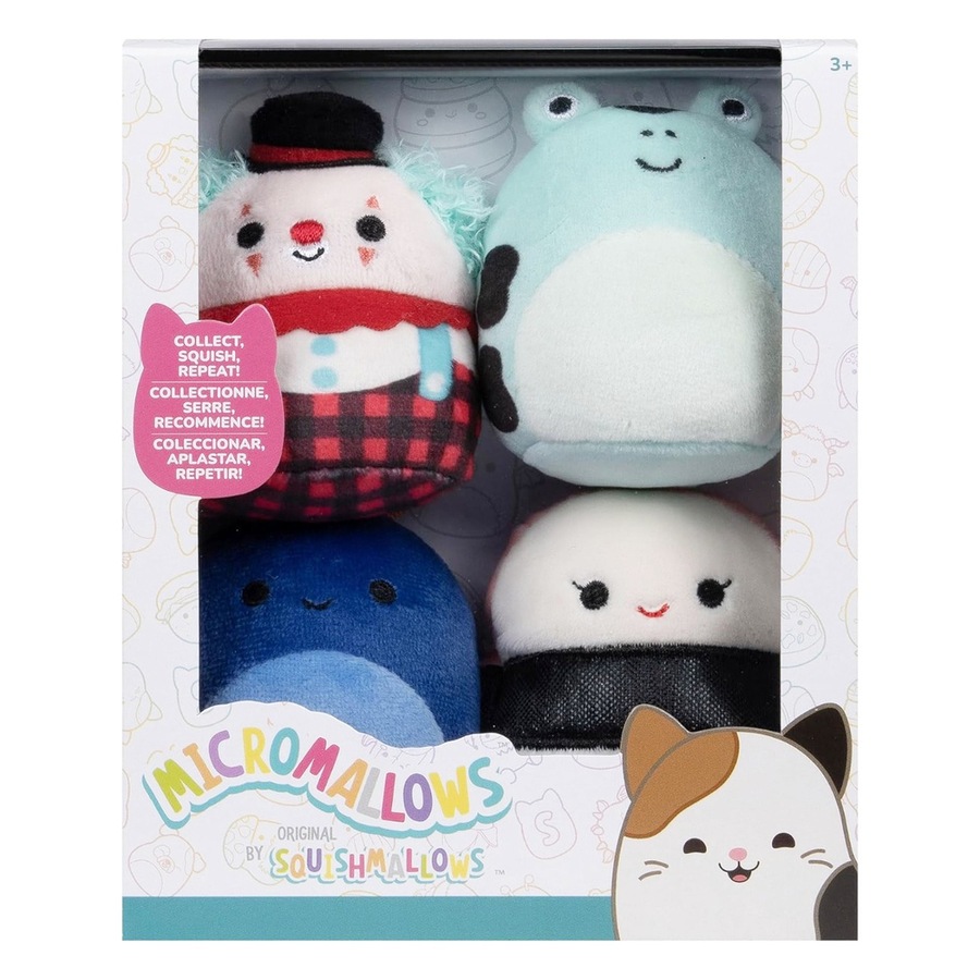 Squishmallows Micromallows 2.5 inch Plush 4 Pack (Solenn the Sushi)