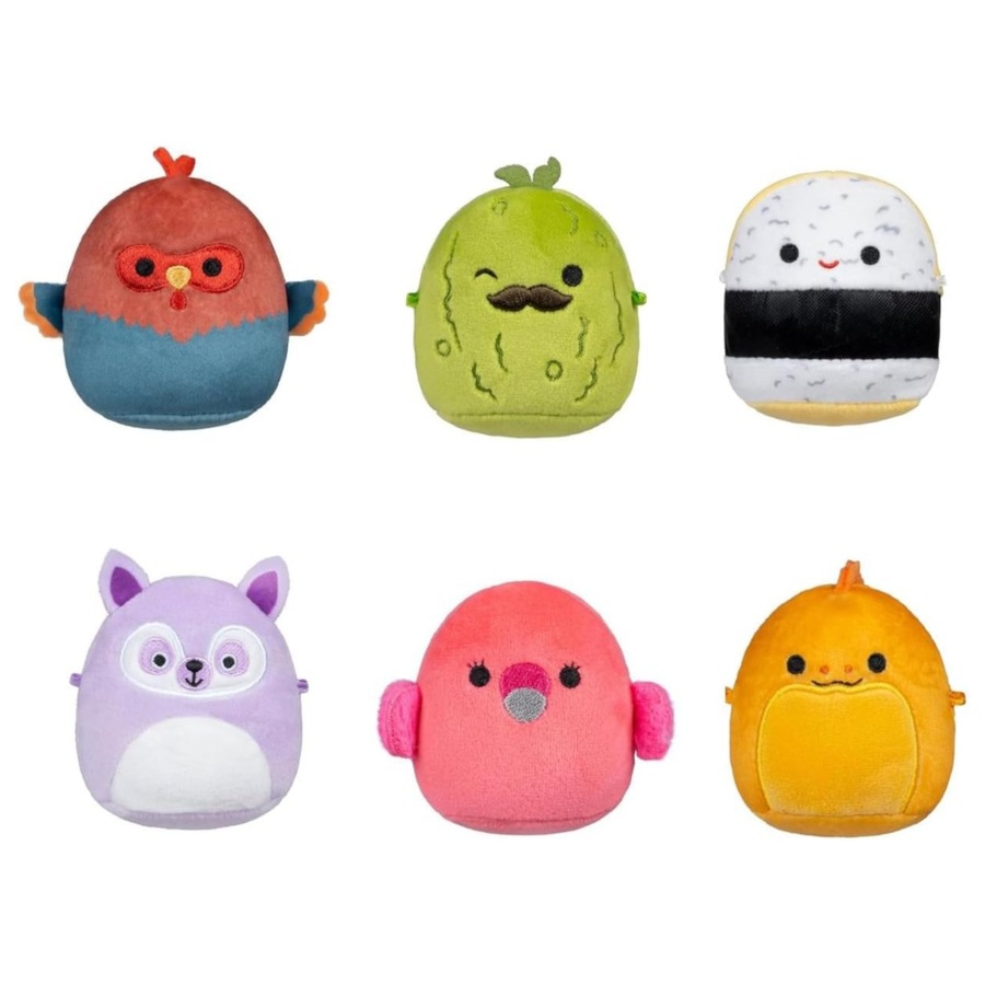 Squishmallows Micromallows 2.5 inch Plush 6 Pack (Mo the Sushi)